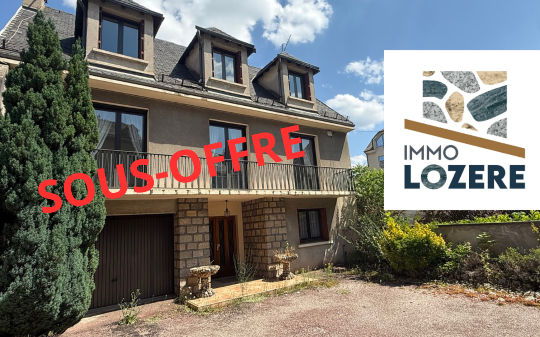 N° 109 Mende – Maison 148 m2 avec studio & appartement T5