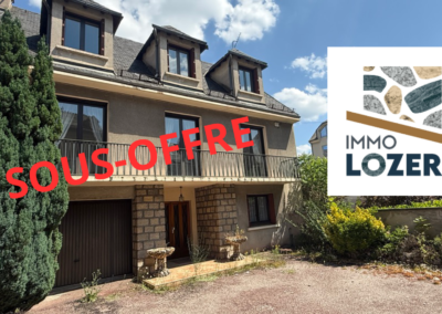 N° 109 Mende – Maison 148 m2 avec studio & appartement T5